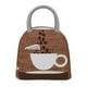 thumbnail image 1 of Disketp Coffee Cafe Cup Bolsa Térmica para Almuerzo, Lonchera con Abertura Amplia y Gran Capacidad, Organizador Reutilizable para Mujeres, Hombres y Adultos, 1 of 6