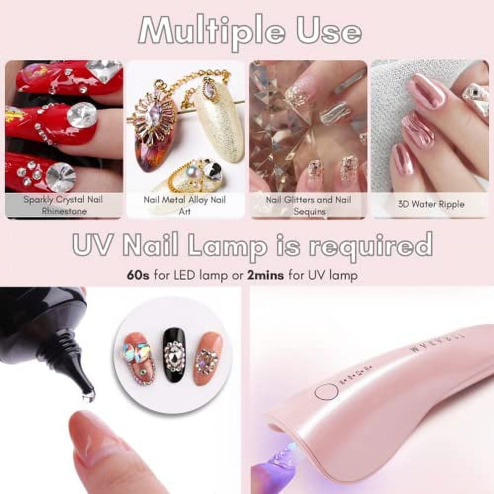 TRUTH Short Stiletto Gel Press on Nails Reusable Nails Long Nails Gifts for  Her Rhinestones Makartt Dnd Glue on Nails 