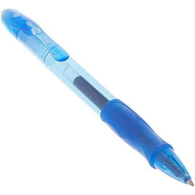 BIC Gel-ocity Retractable Original Gel Pens, Medium Point, 0.7 mm, Blue  Ink, 12/Pack (31564/RLC11)