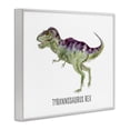 thumbnail image 3 of Stupell Industries Traditional Tyrannosaurus Rex Dinosaur Learning White Framed Giclee Art, 14 x 11, by Brett Blumenthal, 3 of 8