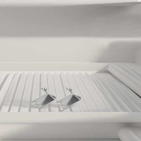 LEORX 4pcs Universal Refrigerator Shelf Clips Side Of Fridge Storage Support Snaps For Fridge Shelf Clip