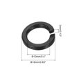 thumbnail image 2 of Unique Bargains Split Lock Washer, M10 304 Stainless Steel Spring Lock Washers 100pcs, Black, 2 of 6