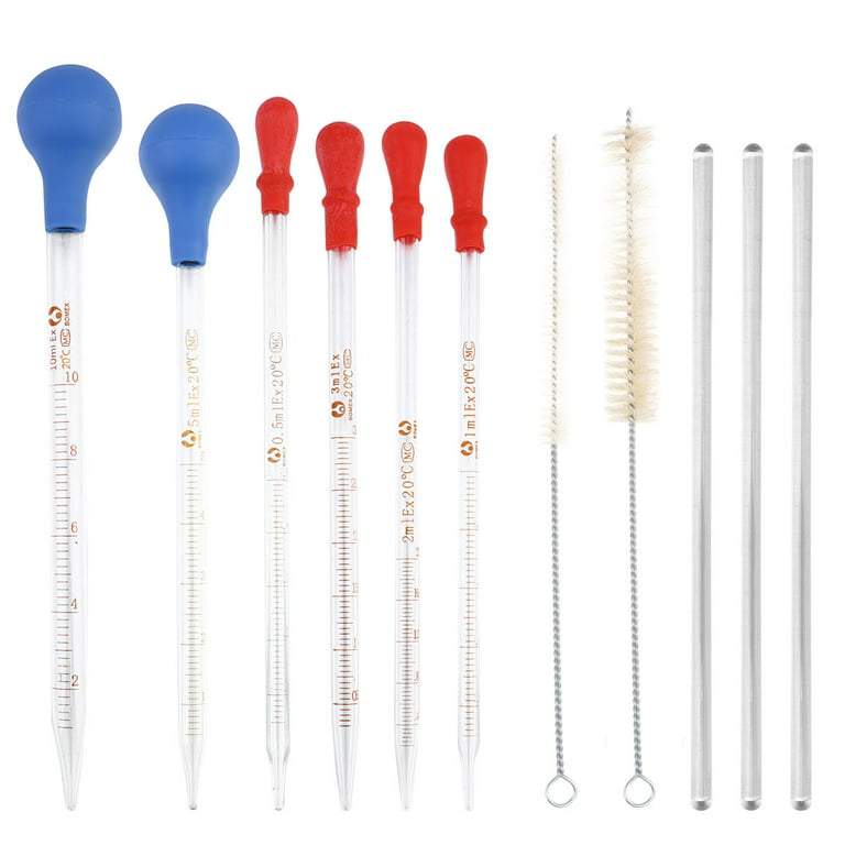 4PCS 10ml Glass Graduated Droppers Lab Pipettes Dropper, 55% OFF