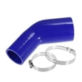 thumbnail image 1 of 1 juego de reductor de codo de coche Unique Bargains 45 grados 2,0 pulgadas a 2,5 pulgadas azul, 1 of 1