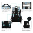 thumbnail image 4 of FORMRS Kids School Backpack Elementary Student Unisex Travel Bookbag with Reflective Stripes, Vibrant Cute Cat, 4 of 7