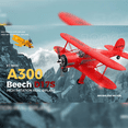 thumbnail image 2 of XK A300 Beech D17S Biplane RC Airplane for Adults, 3D/6G Gyro 2.4GHz 4CH Brushless Motor 550mm Wingspan EPP Foam Fixed Wing RTF Remote Control Aircraft with LED Lights Quick Release (Yellow), 2 of 8