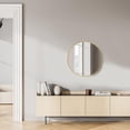 thumbnail image 5 of Sybels 24"Gold Round Wall Mirror - Perfect for Bathroom Vanity, Living Room, Entryway, 5 of 6