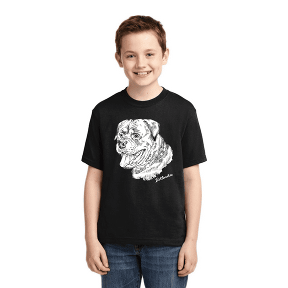 Rottweiler Dog Lover Pet Owner Animal Lover Boys Graphic Youth T-Shirt