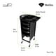 thumbnail image 3 of Carrito Auxiliar Multiusos Organizador Color Negro, 3 of 7