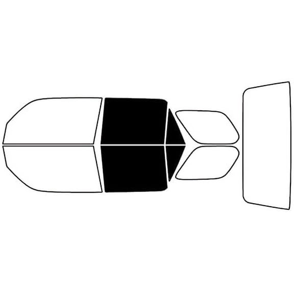 Rvinyl Car Window Pre Cut Tint Film Kit Back 5% Single Ply Fits Toyota 4Runner 2010-2023