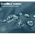 thumbnail image 6 of Womens Waterproof Rain Jacket, Lightweight Windproof for Hiking Travel Mosaic Blue 2XL, 6 of 6