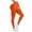 #01Orange, variant on Anti Cellulite Compression 3D Leggings Women Butt Lifting Tummy Control with Resistance Bands Gym Yoga Pants Orange XL