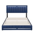 thumbnail image 5 of Boyd Sleep Beau Faux Leather Upholstered Platform Bed, 5 of 5