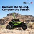 thumbnail image 3 of MB Quart Portable Touchscreen Car Stereo Audio System for Boat & UTV, Black, 3 of 12