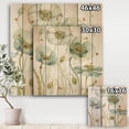 thumbnail image 3 of Designart 'Abstract Blue Cottage Flowers Drawing I' Farmhouse Print on Natural Pine Wood, 3 of 3