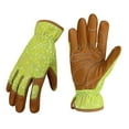 thumbnail image 1 of Guantes de jardinería para mujer, guantes largos de cuero para jardín, guantes protectores ligeros para mujer para jardín y trabajo al aire libre, 1 of 5