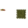 thumbnail image 1 of Escultura de resina de José para escritorio con reloj de pared cuadrado silencioso. Ideal para mesa, estante, oficina, coche, baño, cocina rústica o e, 1 of 8