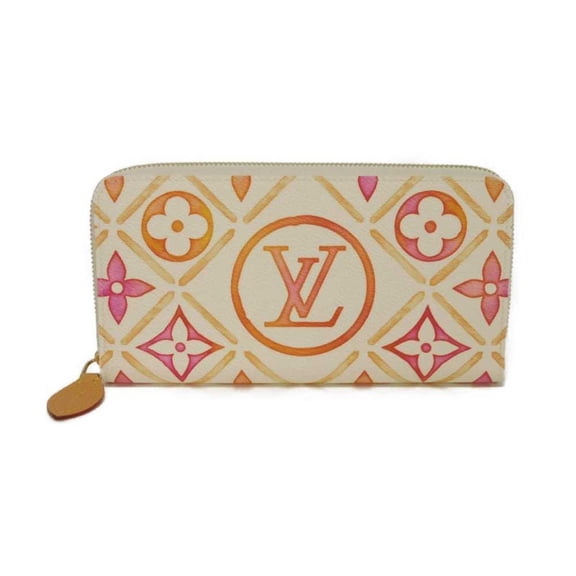 Pre-Owned Louis Vuitton LV By the Pool Long Wallet, Pink, Round, RFID IC, Unused, Monogram...