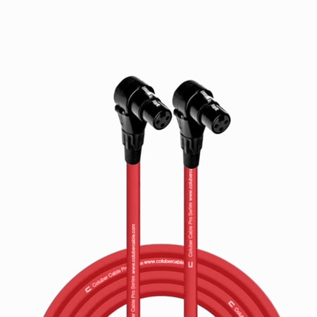 Coluber Cable - Right Angle XLR Female to Right Angle XLR Cable Female