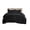 Black, variant on Gracie Mills Susie Solid Shaggy Long faux Duvet Cover Set - GRACE-13593