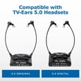 thumbnail image 4 of Auriculares EARS originales y digitales para TV con batería de repuesto, 4 of 7