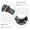 thumbnail image 3 of EeaseCA 1pc Industrial Style Iron Pipe Rack Bracket Vintage Household Wall Bracket Holder, 3 of 8