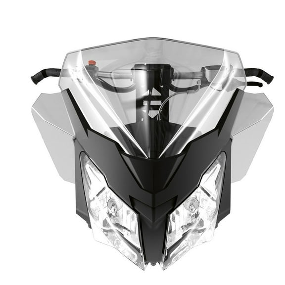 Ski-Doo New OEM, Medium Injected Windshield And Side Deflector Kit, 860200759