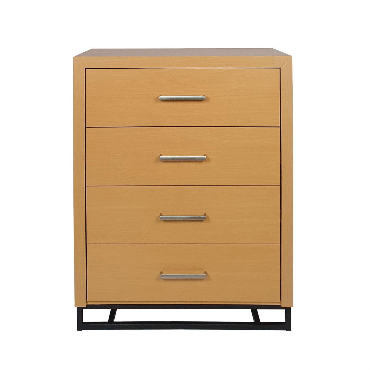 Kadyn 4 Drawer Dresser, Drawers Nightstand for Bedroom, Modern Dresser for Living Room, Maple