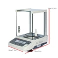 thumbnail image 2 of Fichiouy Lab Digital Analytical Balance Jewelry Scale Analytical Scale 0.1mg/120g Accuracy Precise Digital Scale for Lab Jewelry Store Chemical Plant, 2 of 17