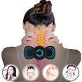 thumbnail image 2 of Mini masajeador eléctrico portátil para cuello, masajeador de fisioterapia para espalda y hombros, esterilla vibratoria (versión recargable) Sincero Electrónica, 2 of 5