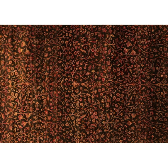 Ahgly Company Indoor Rectangle Persian Orange Traditional Area Rugs, 2' x 3'
