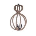 thumbnail image 4 of Old Modern Handicrafts AL009 Rope Pendant Lamp, 3 Bulbs, 4 of 5