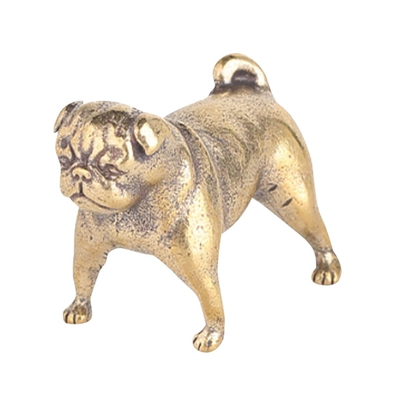XINGAG Bulldog Dog Figurine, Dog Statue for Tabletop Decoration Puppy Statue for Adult Ornament Sculpture Home Room Desktop Decor