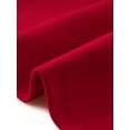 thumbnail image 5 of INSPIRE CHIC Vestido de Lápiz Midi de Oficina para Mujeres con Manga 3/4 y Cuello Cuadrado en Rojo, 5 of 5