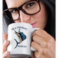 thumbnail image 2 of 3drose, Nautical Deep Sea Fishing Design with Ship Anchor and Marlin Fish., 11oz Mug, 2 of 6