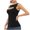 Black, variant on Naittoop Womens Cut Out Front Tank Top Sleeveless Round Neck Slim Fitted Summer Shirts Sexy Going Out Y2K Solid Color Tunics