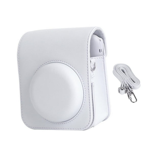 Estuche protector para cámara Sunnimix de PU para cámara instantánea Blanco