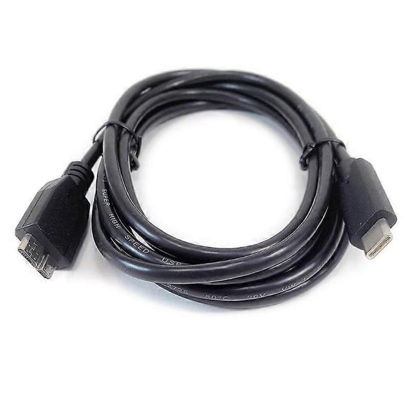 Universal External Hard Drive Connector USB C 3.1 to Micro B Data Line 1m Black