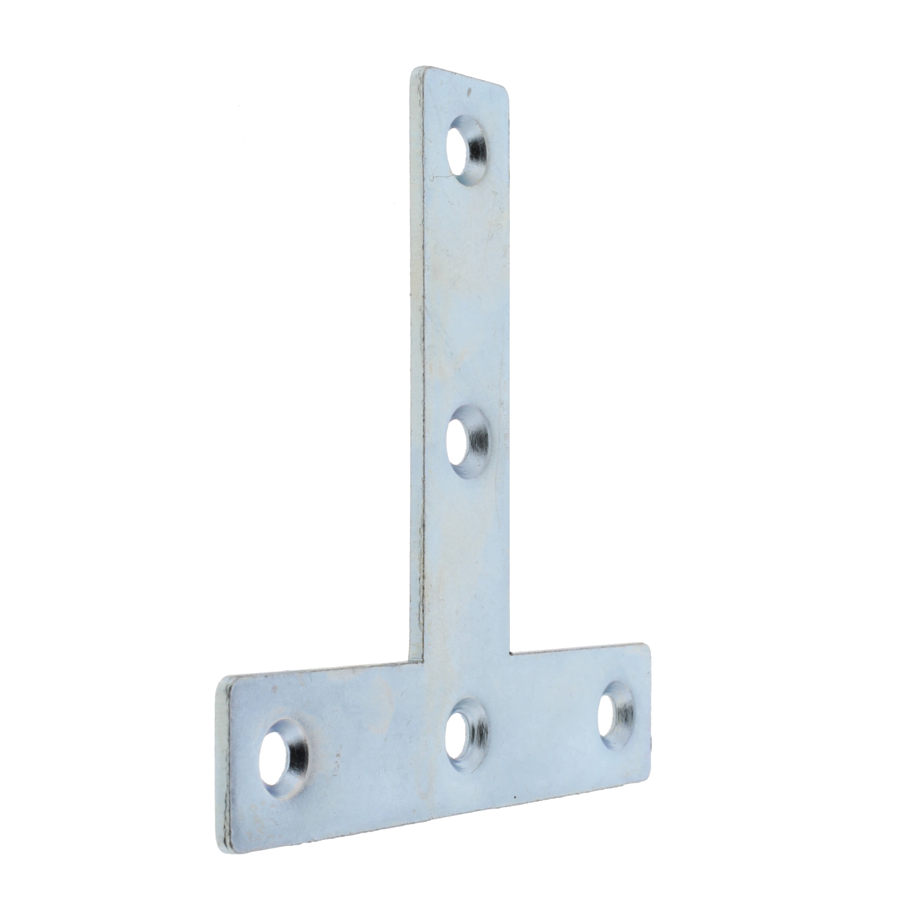 Bulldog Hardware 3 in. x 3 in. T Plate, Zinc Plated, 2 Pack