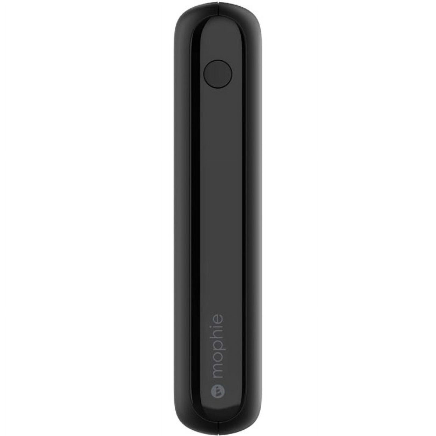 Mophie PowerBoost Portable Battery, 5,200 mAh, 4.25"H x 1.89"W x 0.89"D, Black, 401103680