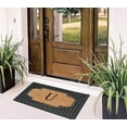 thumbnail image 4 of A1HC Natural Coir Monogrammed Door Mat For Front Door, 23x38, Anti-Shed Treated Durable for Outdoor Entrance, Heavy Duty, Low Profile Door Mat, Easy to Clean, Long Lasting, Front Porch Entry Rug, 4 of 7