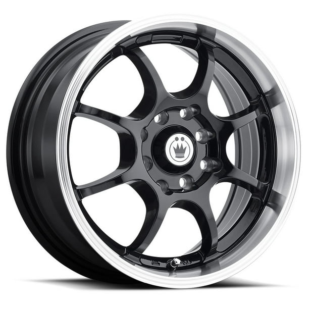 14 Black With Natural Lip Li Lightning Wheel By Konig Wheels Li46d04385 Walmart Com Walmart Com