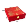 thumbnail image 3 of Velvet Wedding Jewelry Storage Holder Box for Birthday Anniversary Exquisite jinwen caja de joya, 3 of 8