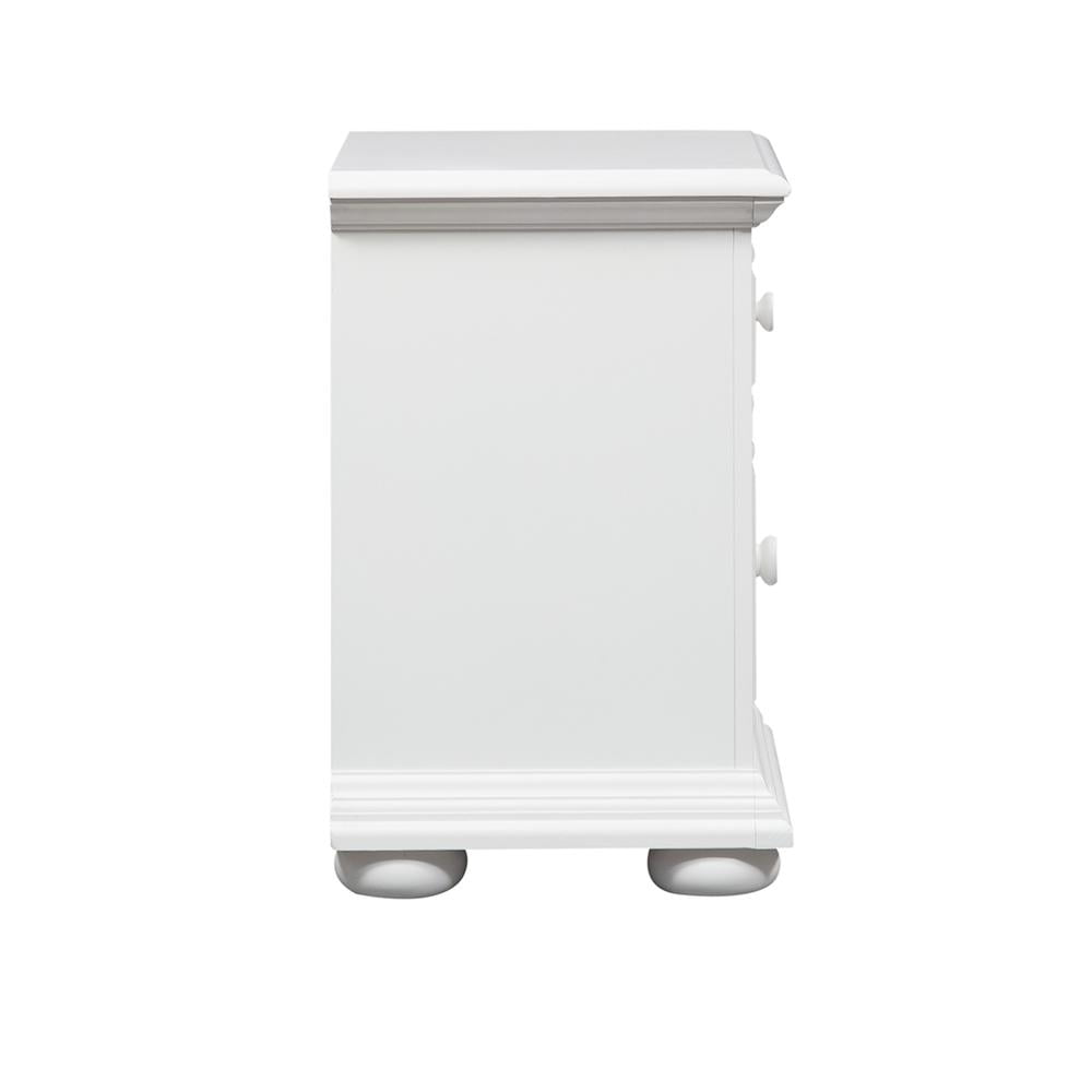 Summer House White 2 Drawer Night Stand