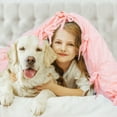 thumbnail image 4 of Washed Cotton Bedding Set Comforter Duvet Cover Pillowcase Light Pink Twin, 4 of 8