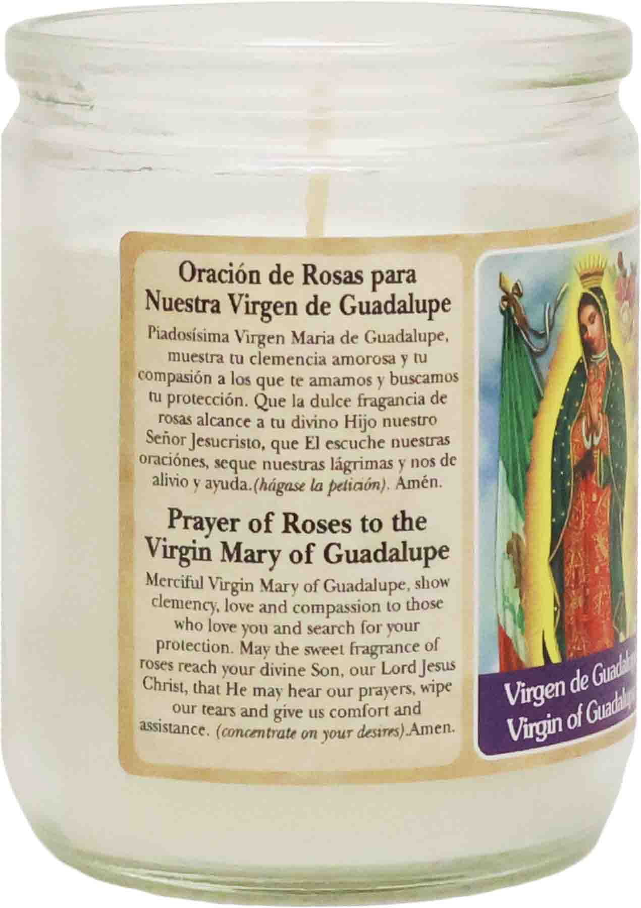 (6 pack) Guadalupe Religious Candle, 3.25 Inch