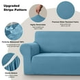 thumbnail image 5 of Sanmadrola Couch Covers for Dogs Sofa Covers Washable 100% Waterproof Non Slip Couch Covers Stretchable Machine Washable for Dogs Kids Pets, Blue, Oversized Sofa, 5 of 10