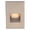 Brushed Nickel, variant on Wac Lighting Wl-Led200 Ledme 5" Tall Led Step And Wall Light - Brushed Nickel / Blue Lens