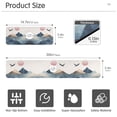 thumbnail image 3 of Yayeee Faucet Mat for Kitchen Sink 14.7" Diatomite Long Splash Guard Pad, Art Mountains, 2 Pack, 3 of 7