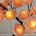 thumbnail image 2 of (polvo blanco) Luz de árbol LED flor rosa lámpara de árbol pequeño Lámpara de estilo lámpara de mesa lámpara pequeña y colorida Lámpara de decoración para arreglos del hogar, 2 of 5